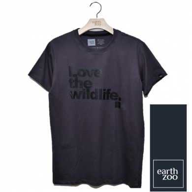 T-shirt Earth Zoo Masculina - Love the Wild Life Chumbo
