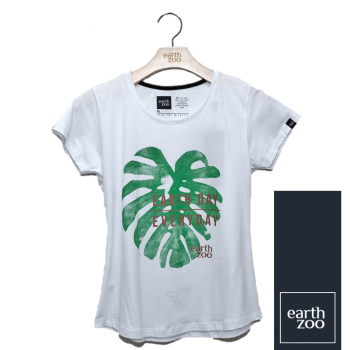 T-shirt Earth Zoo Feminina - Tucano Branco