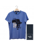 T-shirt Earth Zoo Masculina - África Azul